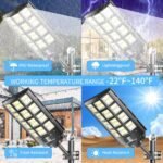 Farola LED solar, Luminaria de ahorro de energía - Imagen 4